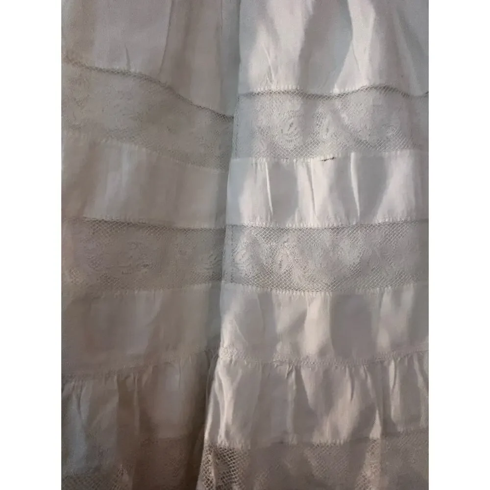 Primitive Girls Christening Gown Victorian 25” Bridgerton Aged Cottagecore